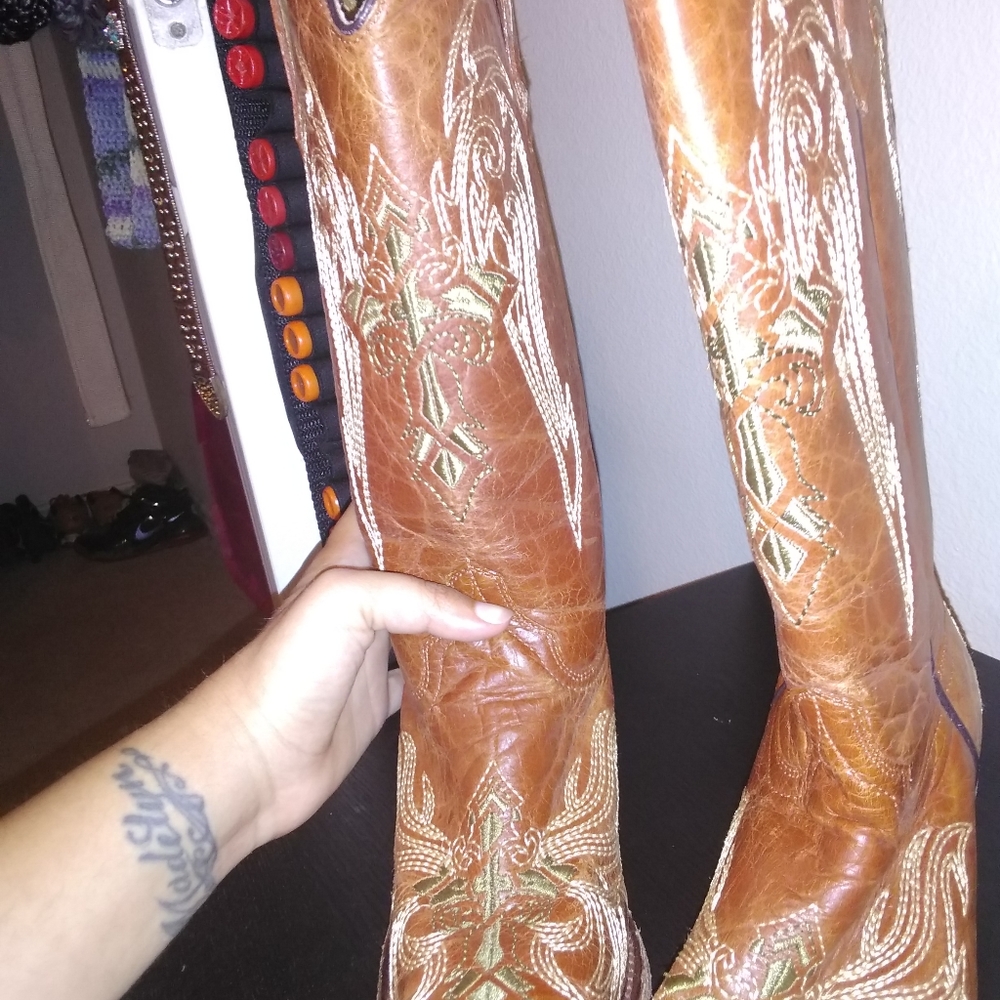 Circle G western boot size 8